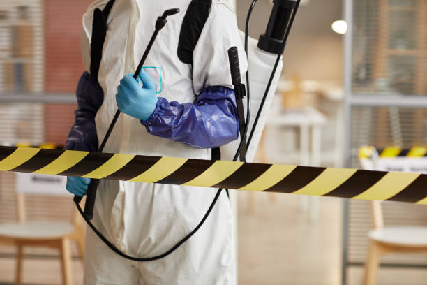 Professional Trauma Scene Cleanup technician working in Attica, IN